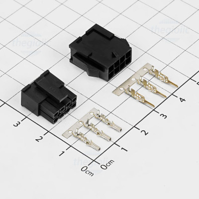 Bộ Đầu Nối MX3.0mm 8 Chân Kèm Kim Bấm Dây