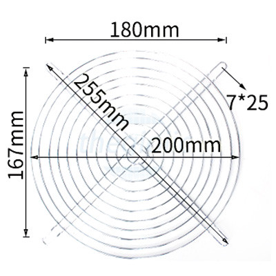 Lưới Bảo Vệ Quạt 180x167mm