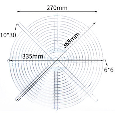 Lưới Bảo Vệ Quạt 270x388mm