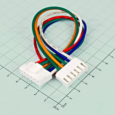 Dây Bus VH3.96 Cái-Cái 6 Tiếp Điểm 3.96mm Dài 20cm