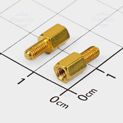 Trụ đồng HEX Đực-Cái M3 Dài 6mm