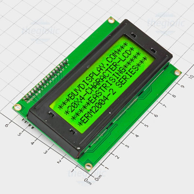 LCD 2004 Nền Xanh Lá Chữ Đen 5V Kèm I2C Driver