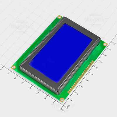 LCD 12864 Nền Xanh Dương Chữ Trắng 3.3V