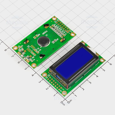 LCD 0802 Nền Xanh Dương Chữ Trắng