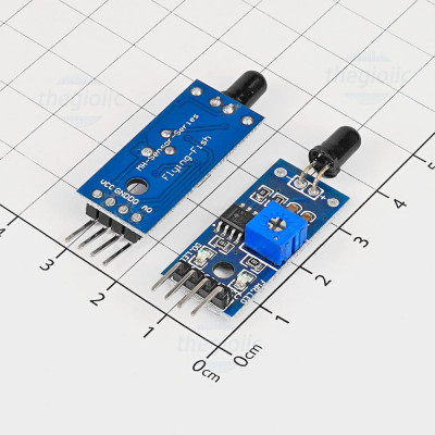 LM393 Mạch Cảm Biến Phát Hiện Lửa 4 Chân