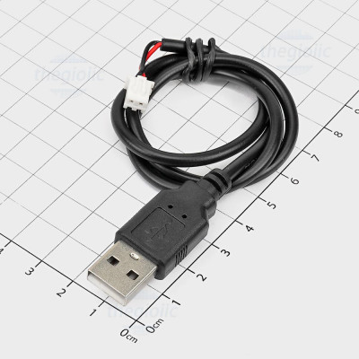 Dây USB Type A Đực Nối XH2.54 2 Chân Dài 50cm