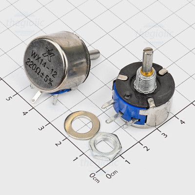 WX14-12-221 Biến Trở 220 Ohm 3W 5%