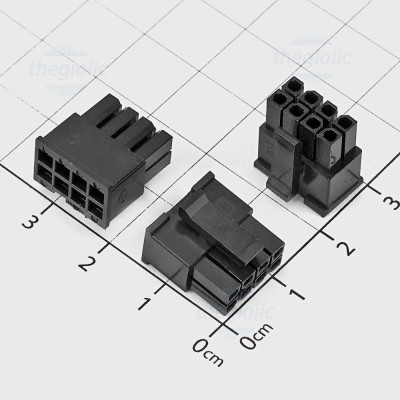 Đầu MX3.0mm Đực 8 Chân 2 Hàng Nối Dây