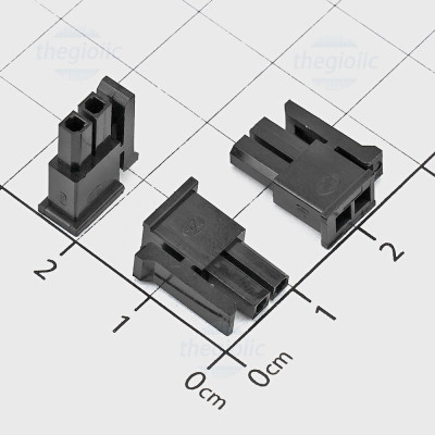 Đầu MX3.0mm Đực 2 Chân 2 Hàng Nối Dây