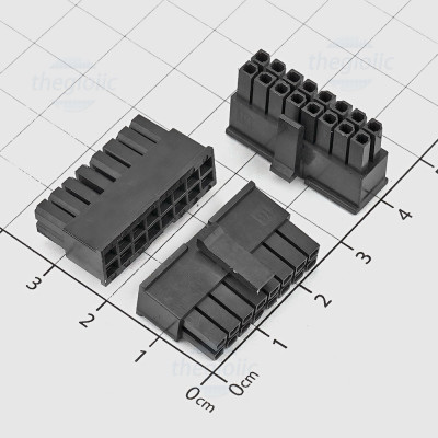 Đầu MX3.0mm Đực 16 Chân 2 Hàng Nối Dây