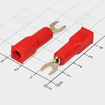 Đầu Cosse Test DCC 4mm 3KV 20A Màu Đỏ