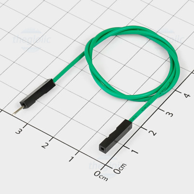 Dây Cắm Testboard Đực-Cái Dài 20cm Màu Xanh Lá