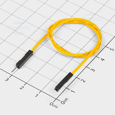 Dây Cắm Testboard Đực-Cái Dài 20cm Màu Vàng