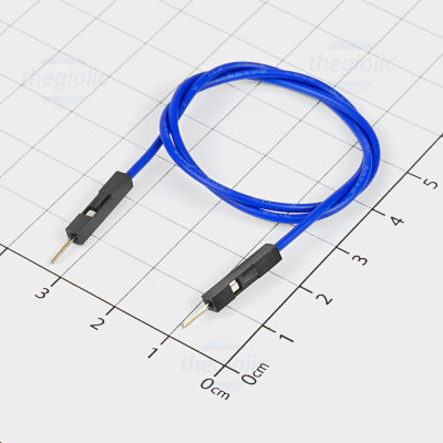 Dây Cắm Testboard Đực-Đực Dài 20cm Màu Xanh Dương