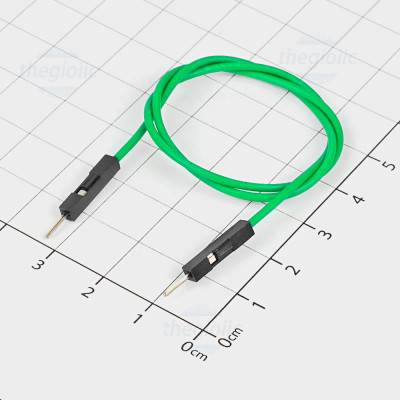 Dây Cắm Testboard Đực-Đực Dài 20cm Màu Xanh Lá