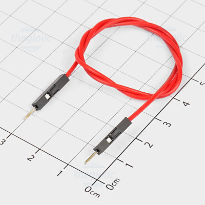 Dây Cắm Testboard Đực-Đực Dài 30cm Màu Đỏ