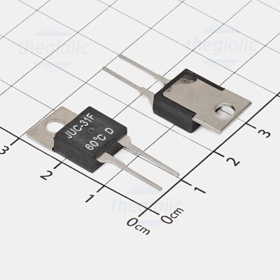 JUC-31F-D60 Công Tắc Quá Nhiệt 250VAC 2A 60 Độ C Thường Đóng NC