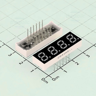 2841AS LED 7 Đoạn 0.28inch Đỏ 4 Số Âm Chung