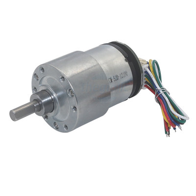 JGB37-520 Động Cơ Giảm Tốc Có Encoder 12VDC, 350 rpm, Trục 6mm