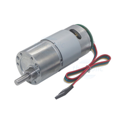 GB37-545 Động Cơ Giảm Tốc Có Encoder 24VDC, 10 rpm, Trục 6mm