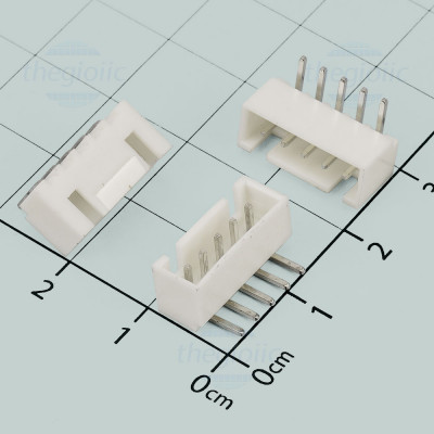 Đầu XHB-5AW 2.54mm 5 Chân Cong Xuyên Lỗ