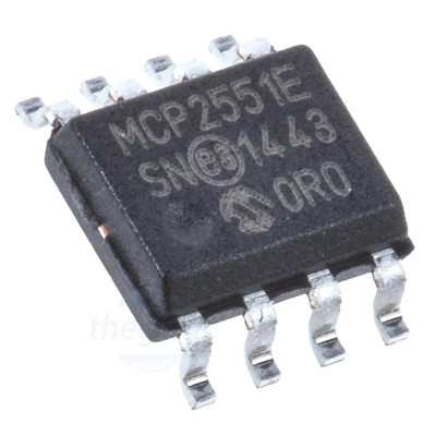 MCP2551-E/SN IC CAN Transceiver 1Mbps, 8-SOIC