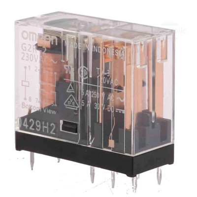 G2R-2-230VAC Rơ Le 230VAC 5A DPDT 8 Chân