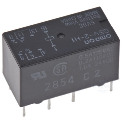 G5V-2-H1-5VDC Rơ Le 5VDC 1A DPDT 8 Chân