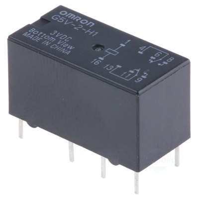 G5V-2-H1-3VDC Rơ Le 3VDC 2A DPDT 8 Chân