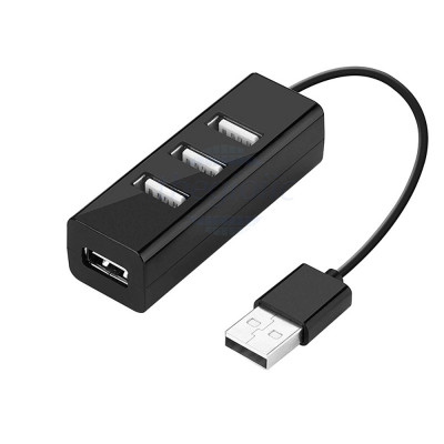 Bộ Chia USB Hub 4 Cổng USB 2.0 Màu Đen