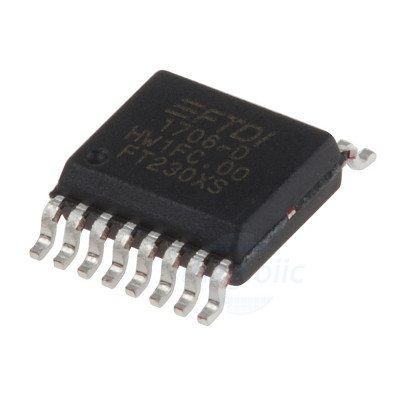 FT230XS-R IC USB to UART USB 2.0 UART Interface, 16-SSOP