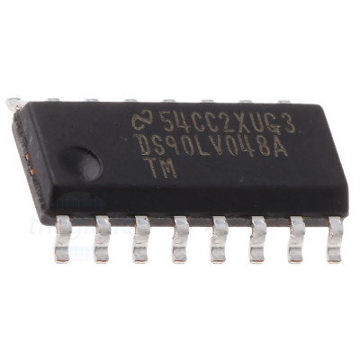 DS90LV048ATM/NOPB LVDS Quad CMOS Differential Line Receiver, 16-SOIC