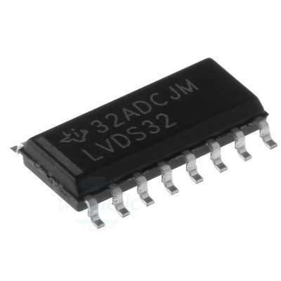 SN65LVDS32D LVDS Differential Line Receiver, 16-SOIC