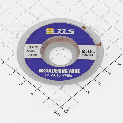 SS2015 Dây Đồng Hút Chì 2mm Dài 1m