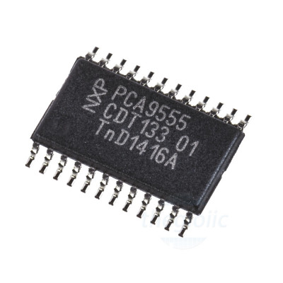 PCA9555PW,112 IC I/O Expander 400kHz, 24-TSSOP