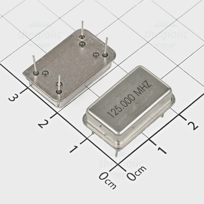 Bộ Dao Động Oscillator 125Mhz HCMOS TTL 4 Chân DIP