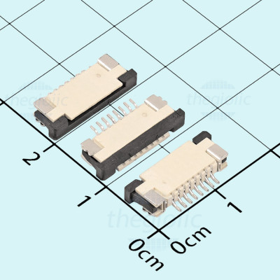 Cổng FPC 8 Chân 1.0mm Tiếp Điểm Trên