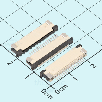 Cổng FPC 16 Chân 1.0mm Tiếp Điểm Trên