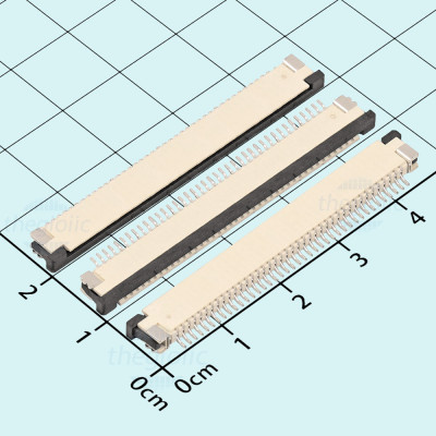 Cổng FPC 40 Chân 1.0mm Tiếp Điểm Trên