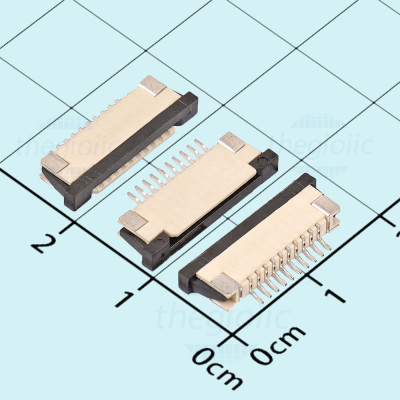 Cổng FPC 10 Chân 1.0mm Tiếp Điểm Dưới