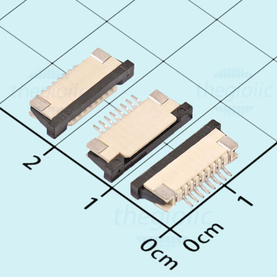 Cổng FPC 8 Chân 1.0mm Tiếp Điểm Dưới