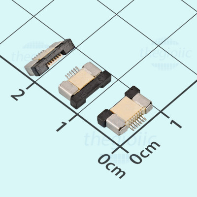 Cổng FPC 6 Chân 0.5mm Tiếp Điểm Trên