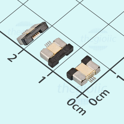 Cổng FPC 4 Chân 0.5mm Tiếp Điểm Trên