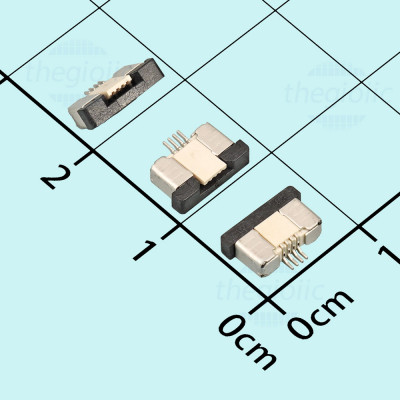 Cổng FPC 4 Chân 0.5mm Tiếp Điểm Dưới