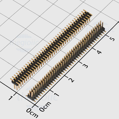 Hàng Rào Đực Đôi 1.27mm 80 Chân 2 Hàng SMD