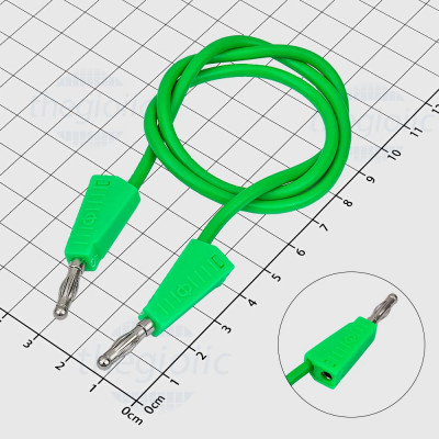 Dây Banana Đầu 4mm 1000V 6A Dài 1.5m Màu Xanh Lá