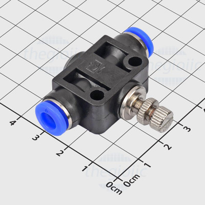 PSA-06 Van Tiết Lưu Khí Nén Gắn Ống 6mm