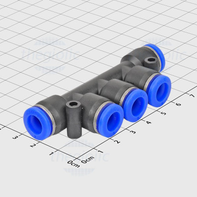 PK8 Đầu Nối Khí Nén 5 Cổng Ống 8mm