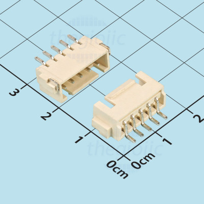 Đầu XHB-5AB 2.54mm 5 Chân Dán SMD Nằm Ngang