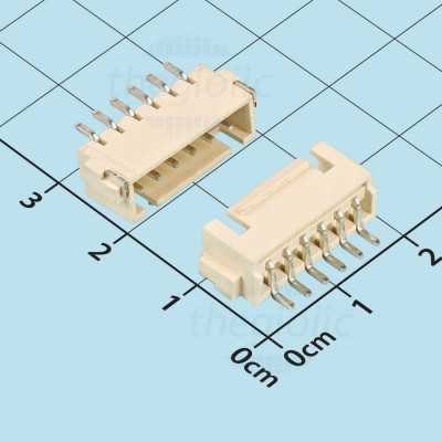 Đầu XHB-6AB 2.54mm 6 Chân Dán SMD Nằm Ngang